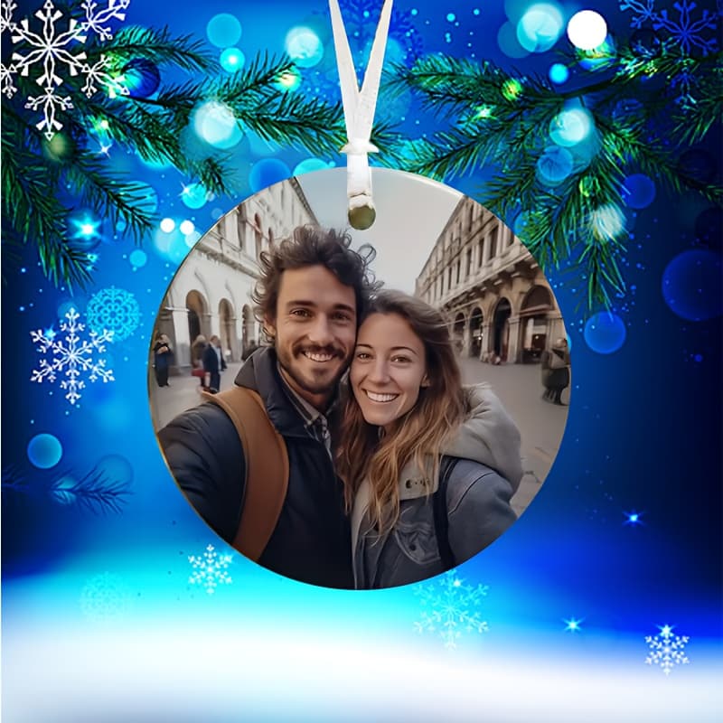 TEMU Custom Family Photo Decorations, Logo Decorations, Acrylic Personalized Decorations, Custom Plexiglass Decorations, Bulk Wedding Decorations, Pet Names And Photos, Christmas Tree