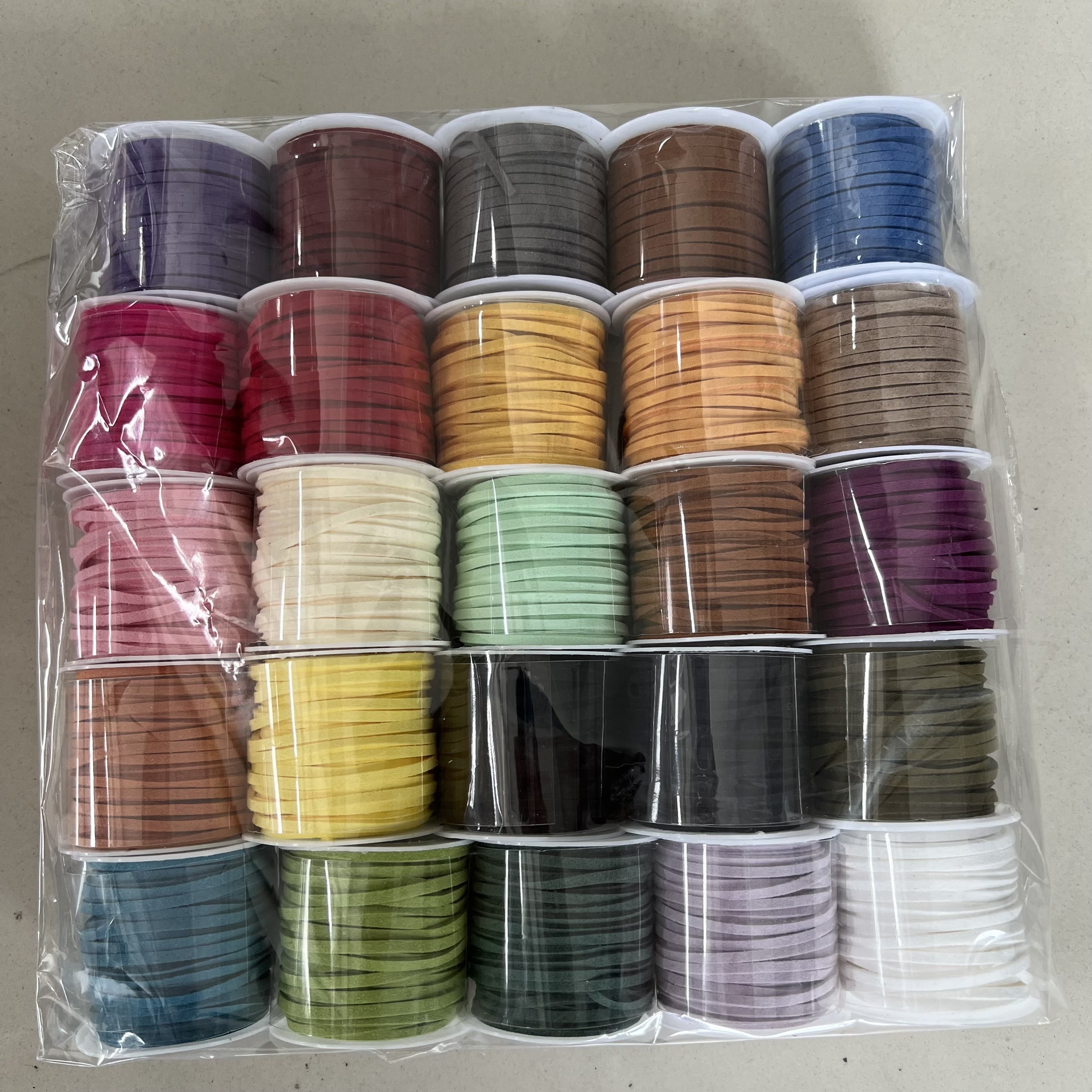 TEMU 25 Rolls Faux Suede Leather Cord