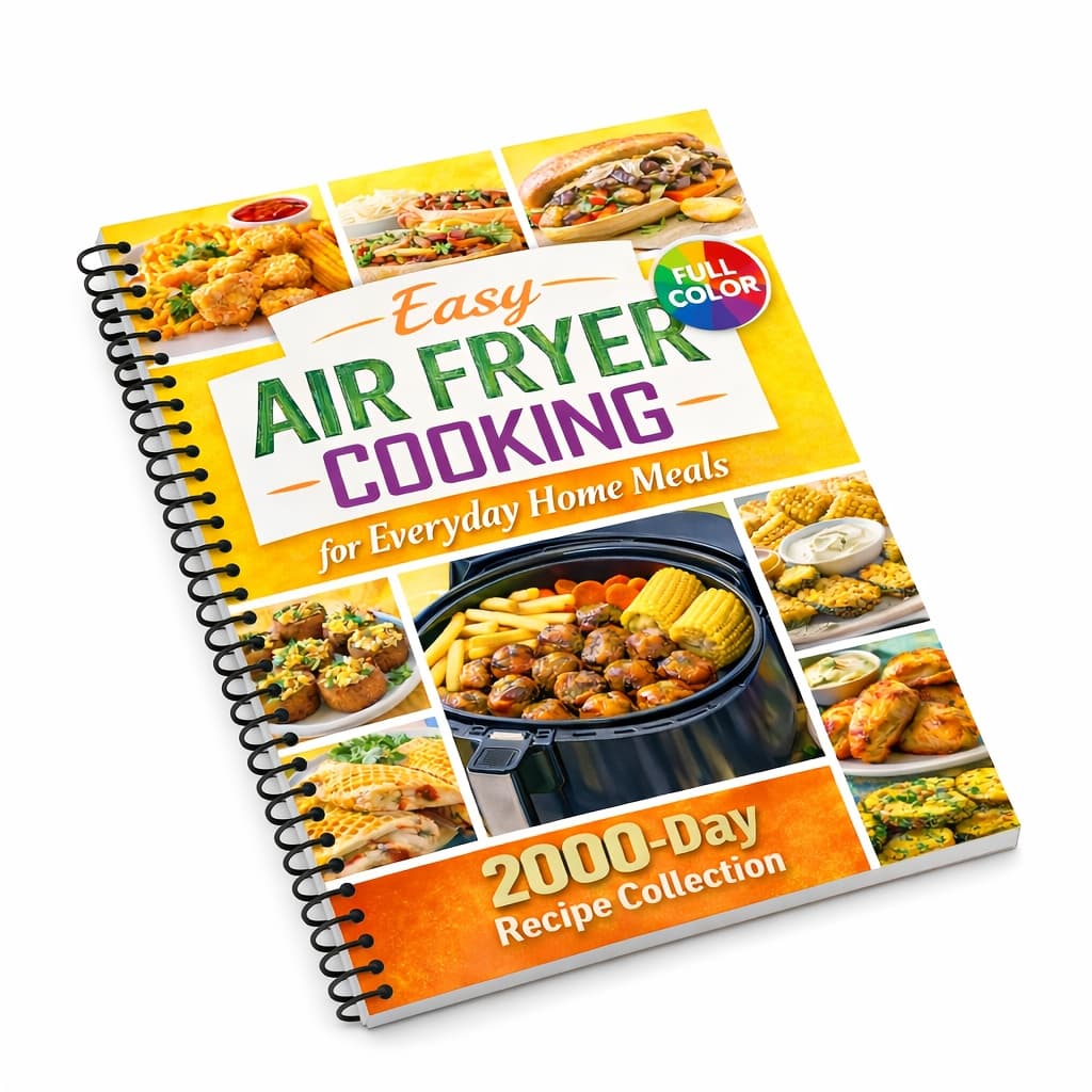 TEMU Air Fryer Cookbook For Beginners With Easy, Crispy Recipes For Everyday Cooking