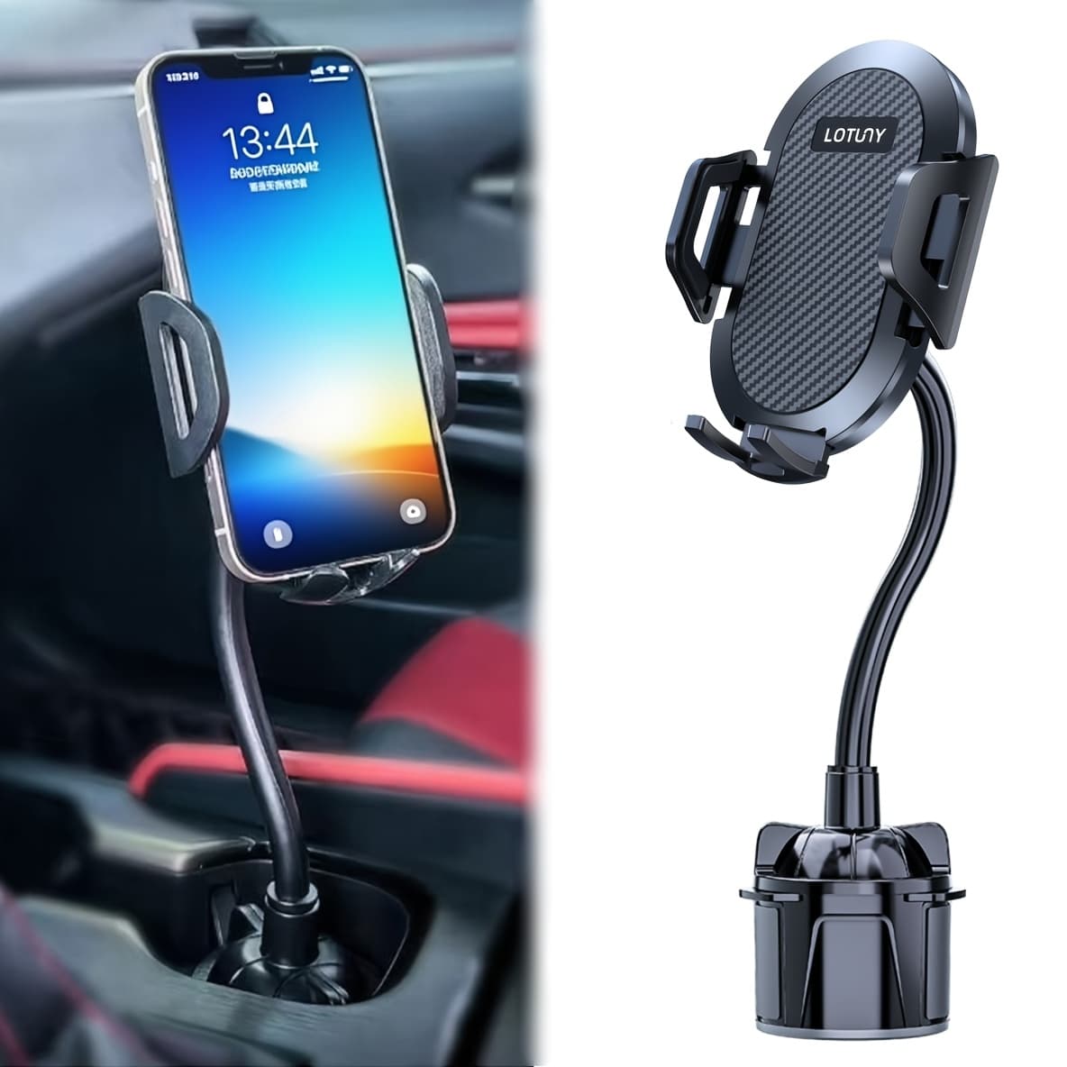 TEMU Versatile Car Cup Holder For Smartphones - Compatible With All Sizes - An Ideal Present For For Birthdays, Easter, Presidents Day, And Any Celebration