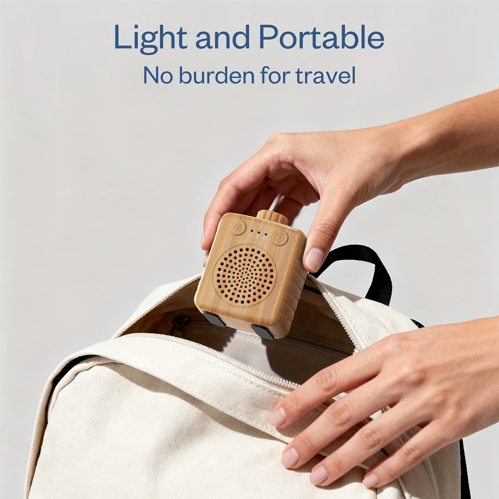 TEMU Portable White Noise Speaker With 20 Built-in Soothing Sleep Sounds, Suitable For Sleep, Travel, And Office Relaxation