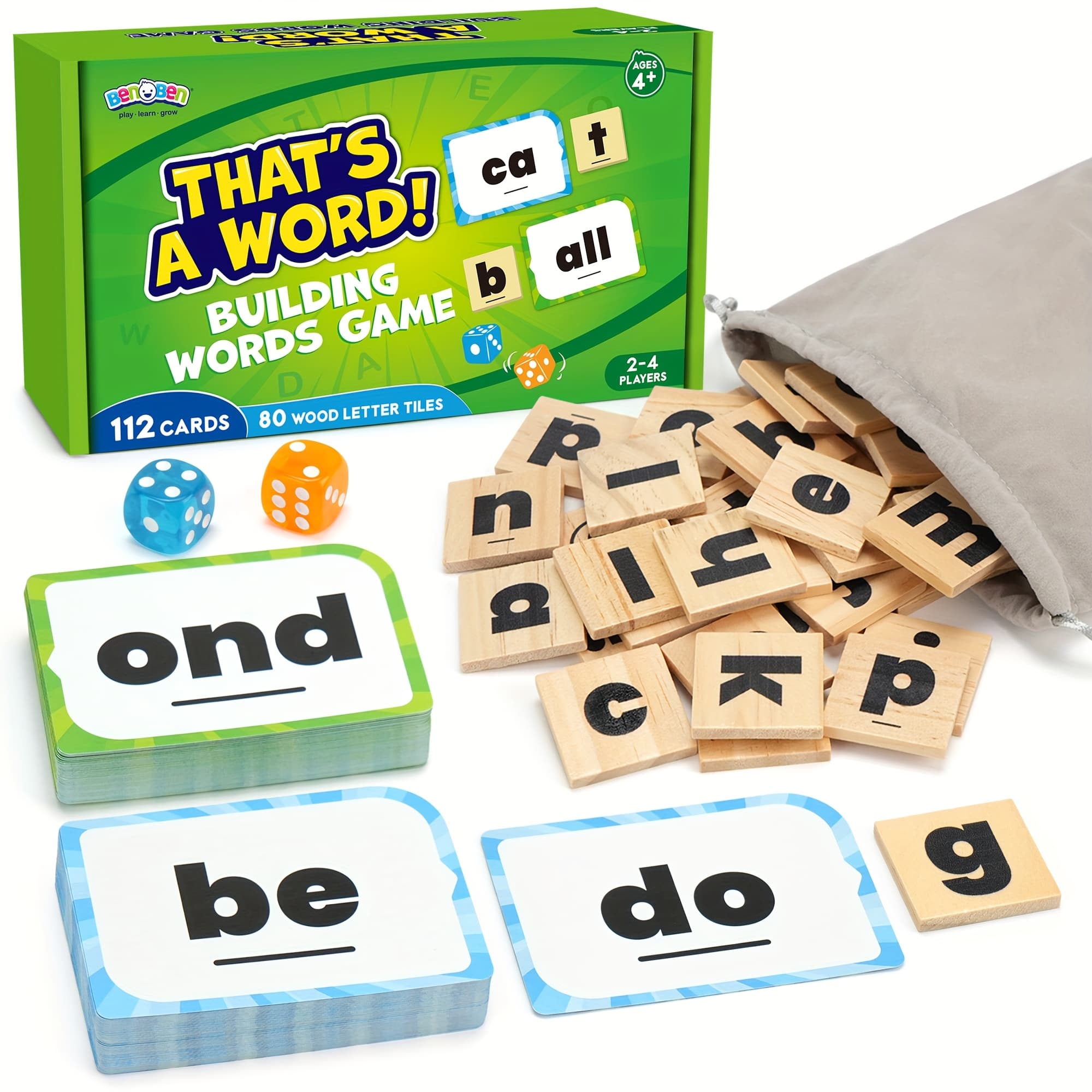 TEMU A Word Featuring 112 Flashcards Designed For Children Aged 4 To 6, Suitable For 1 To . This Game On Cvc Sight Words And Includes Wooden Letter Tiles