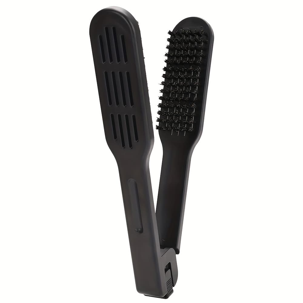 TEMU Comb Hairdressing Comb Anti-static -shaped Styling Straightening Clip