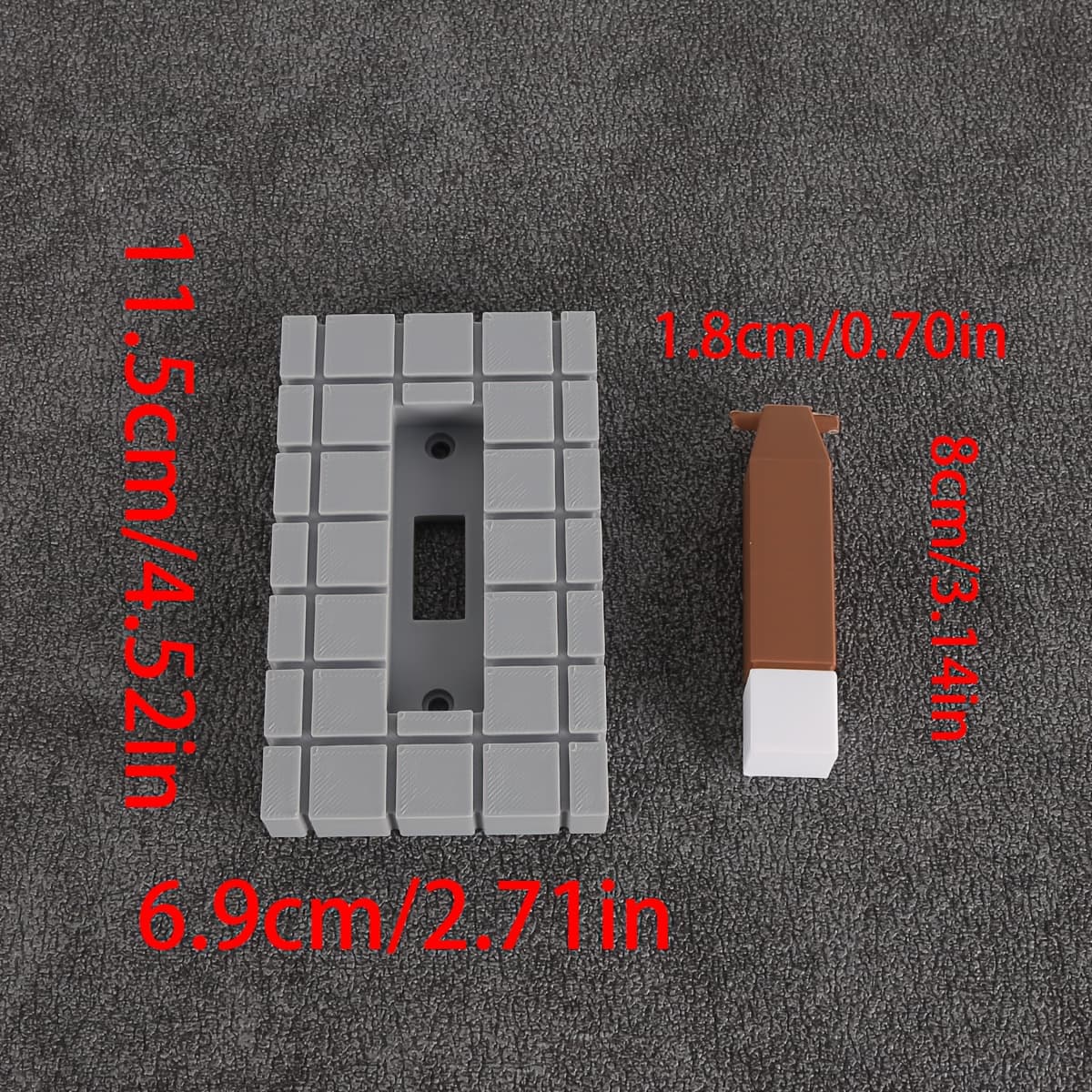 TEMU 1 Set, Creative And Stylish Switch Cover, Home Decoration, Wall Decoration, Home Lighting Accessories, , For Batteries, Free Screws