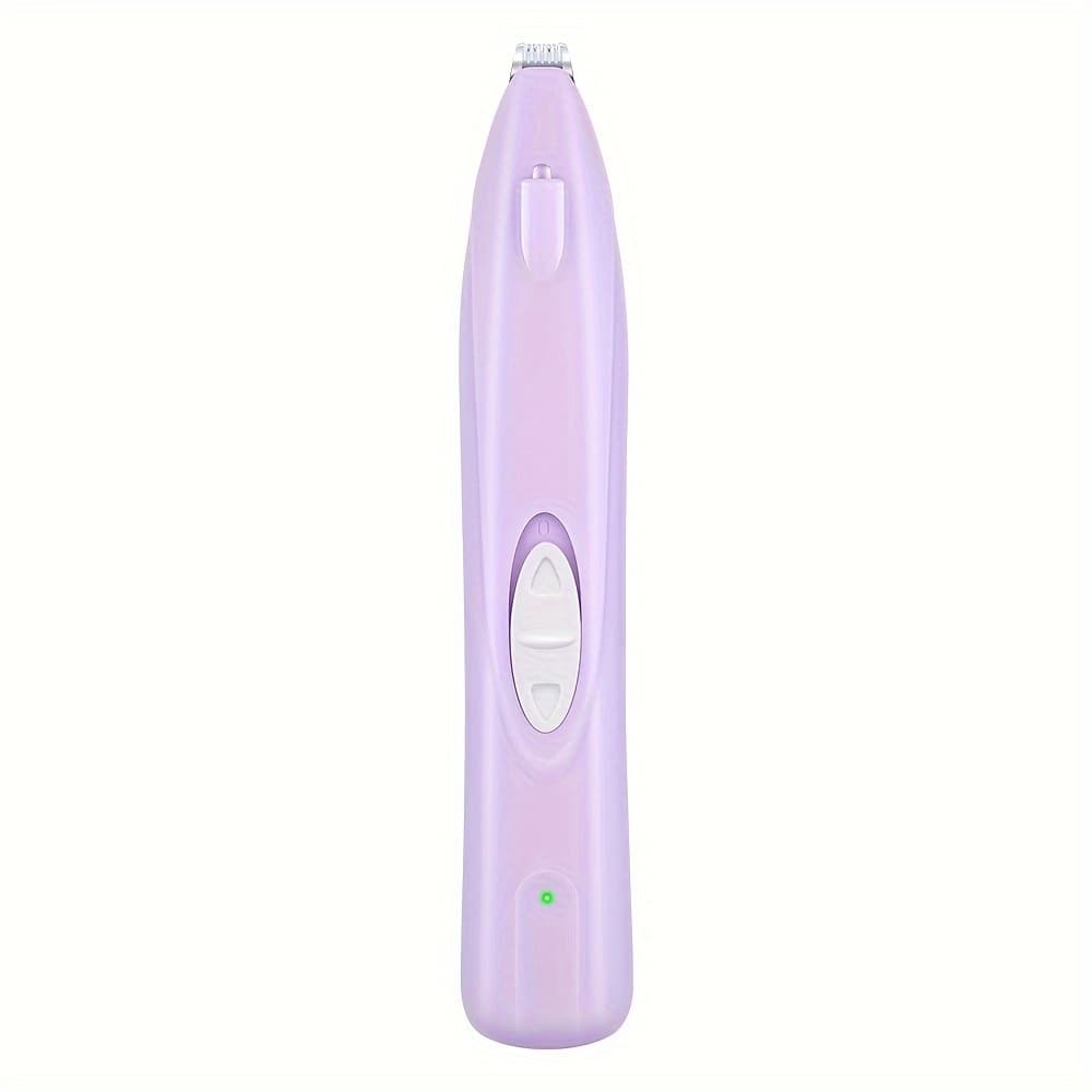 TEMU Dog Paw Trimmer With Light Rechargeable Dog Hair Trimmer For Pet Paw Eye Face Rump For Dog Grooming Clippers Trimming Supply
