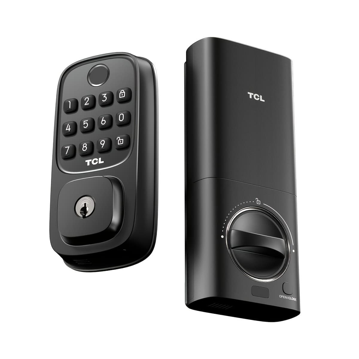 TEMU Household Tcl D1 Anti-theft , Fingerprint Keyless Entry, Built-in Wifi Connection, Compatible With Alexa And , , 8-month Long , Door Lock For Entry Doors