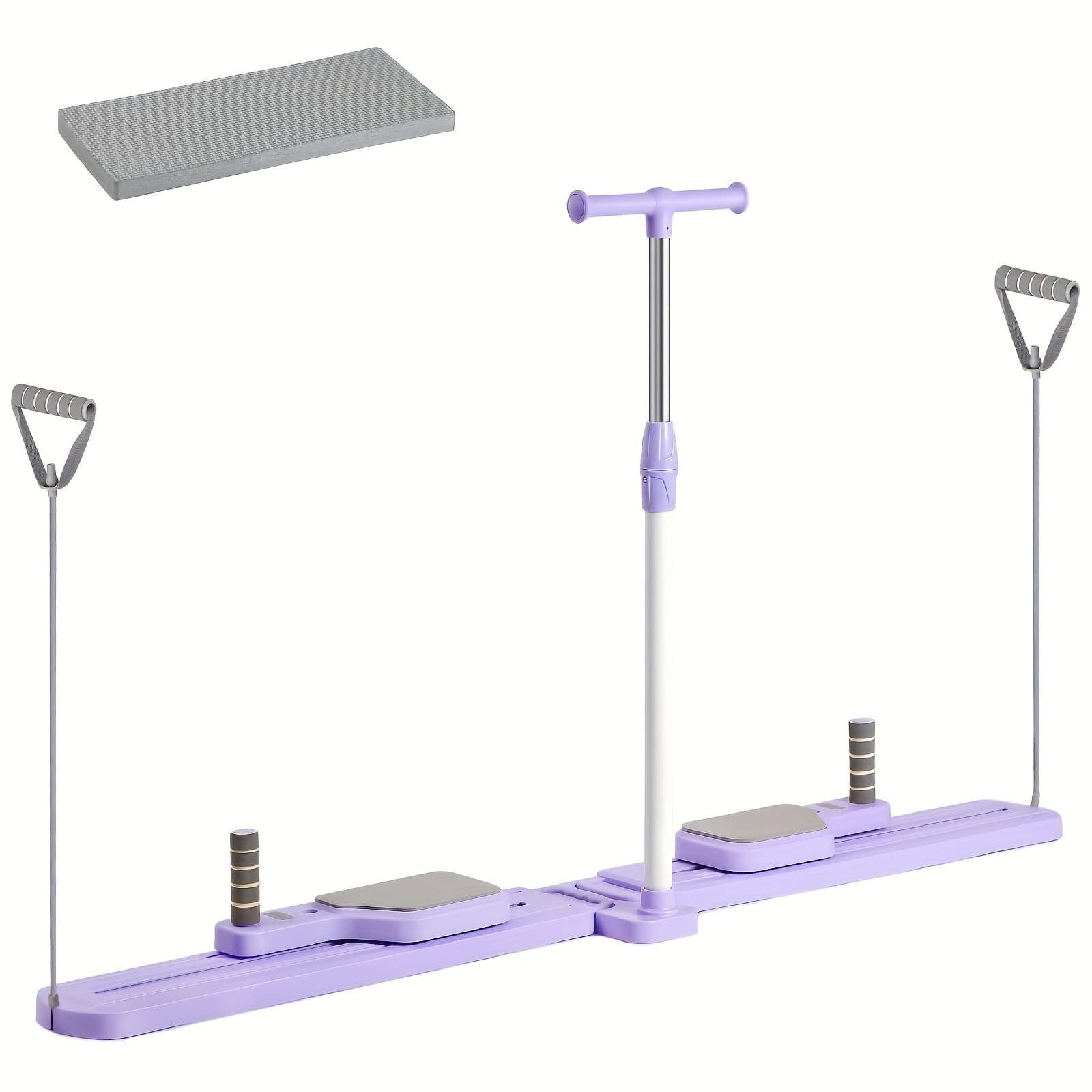 TEMU Multifunctional Ski Machine, Pilates Board Ski Machine, Glute Training Device, Leg Pelvic Floor Muscle Exercise Fitness Equipment, Interesting Fitness Equipment Suitable For Full- At Home, Purple