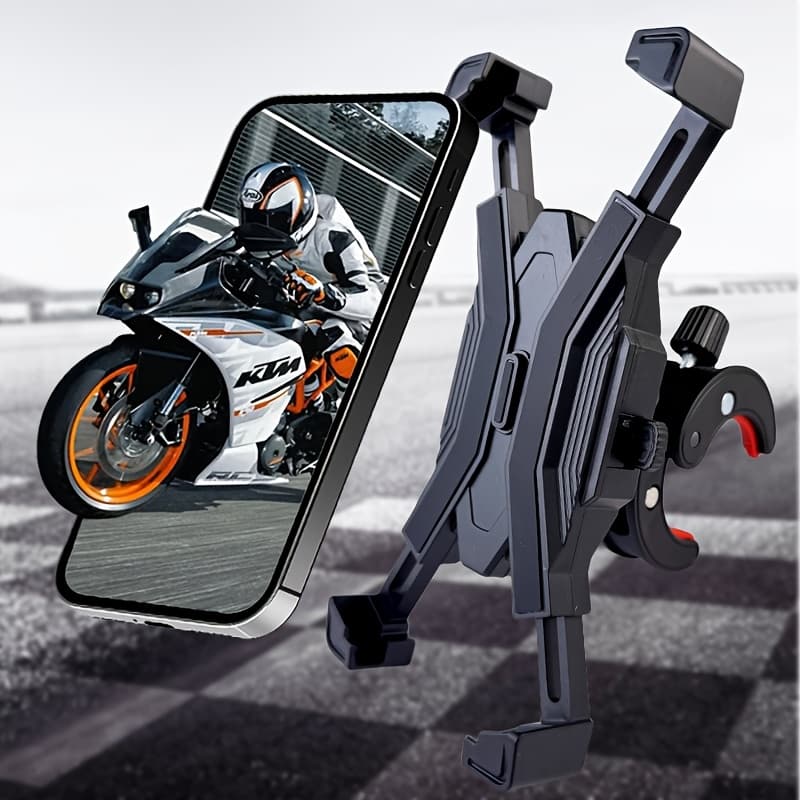 TEMU Motorcycle Phone Holder, Bicycle Phone Holder, [10s Quick Installation] Phone Holder, Compatible With Iphone 1 To Iphone 12, , All Phones, From