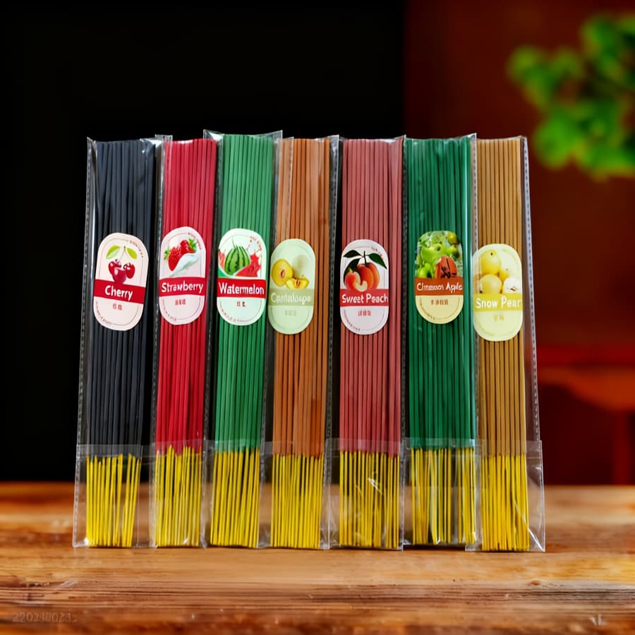 TEMU 174 Natural Sandalwood Incense Sticks For Meditation, Yoga, Relaxation, , Long-lasting Soothing Fragrance For Bedroom, Office, And Spiritual Gift Set