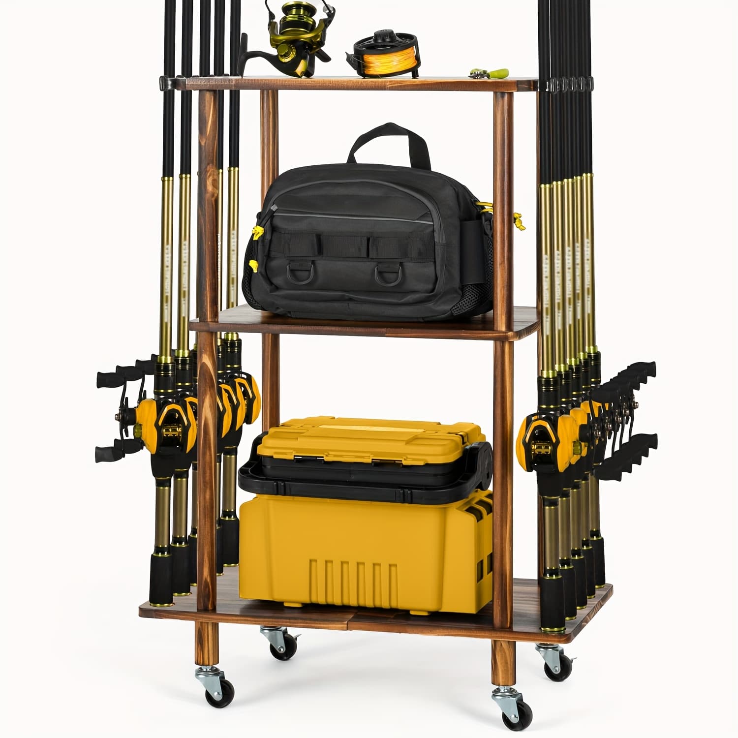TEMU 3 To Four-tier Cylindrical Mobile Storage Rack