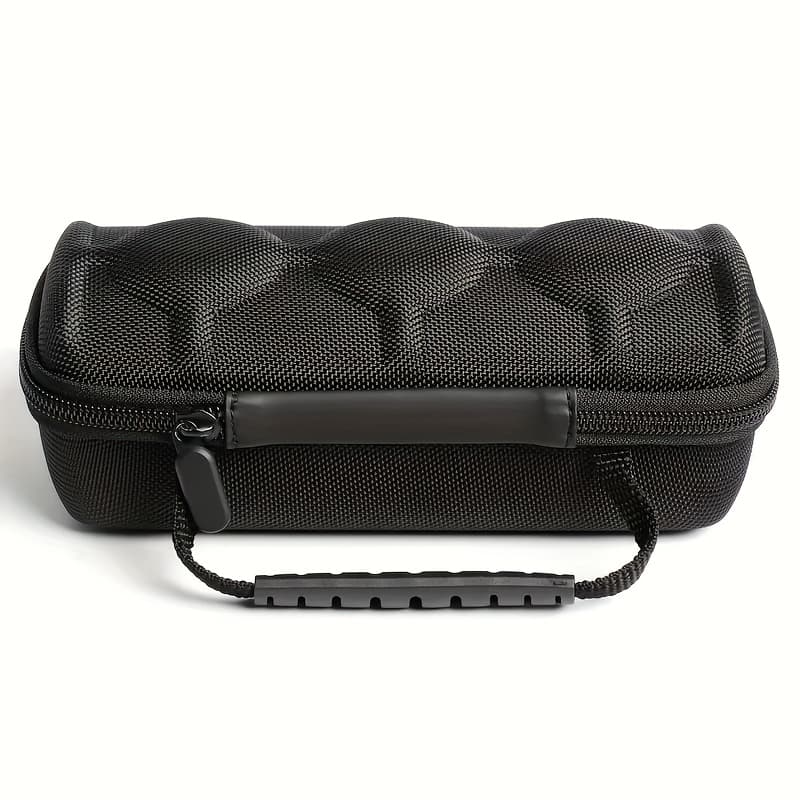 TEMU Travel Case For Watches With 3 Compartments, Designed To Hold Men's And Women's , Featuring A Sturdy Exterior, Soft Foam Padding, A Handle, And An Essential Accessory For