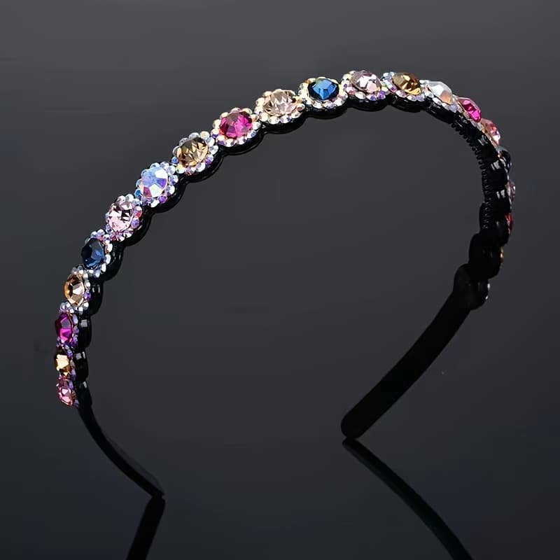 TEMU 1ps High-grade Hair Clip Women' Face Wash Hair Band Simple Clamp Teeth Non-slip Head Band