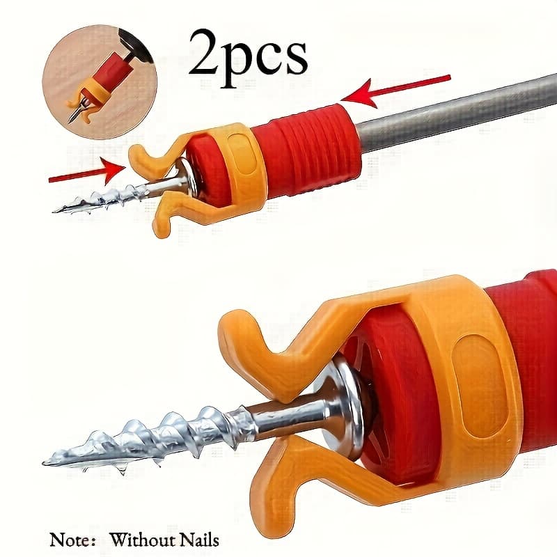 TEMU 2pcs/5pcs, Screw Holders, Woodworking Tools For Safety Screws And Drill Bit Clamps, Manual Operation, No Electricity Required