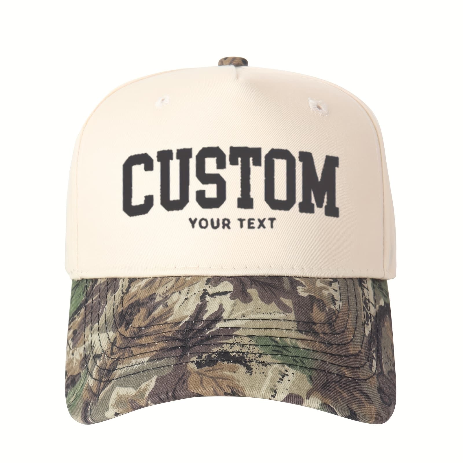 TEMU Custom Embroidery Pattern Color Blocking Baseball Blank Light Plate Truck Driver Men's And Women's Casual Holiday Hat