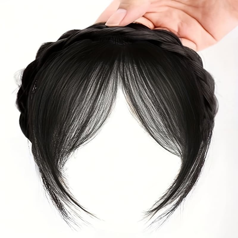TEMU 1pc Vintage Wig Headband, Multifunctional Cute Hairband, Women's Headband, Home Beauty Accessory Gift For Women