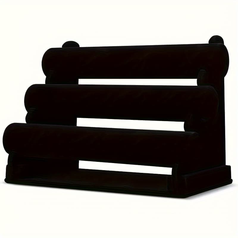 TEMU Three-tier Jewelry Storage Stand, A Desktop Display Rack Designed For Organizing Watches, Bracelets, And Bangles. A Stylish Addition To Home Decor, Perfect For Gifting During The