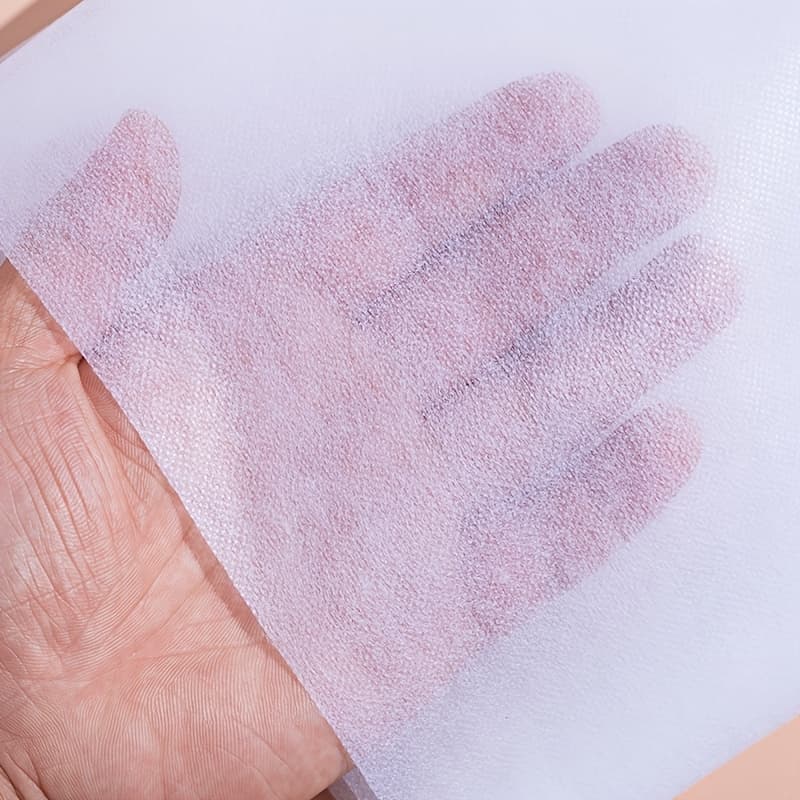TEMU Iron-on Adhesive Fusible Interfacing Fabric, Single-sided With Glue, White/black - Sewing & Knitting Supplies For Clothing Accessories