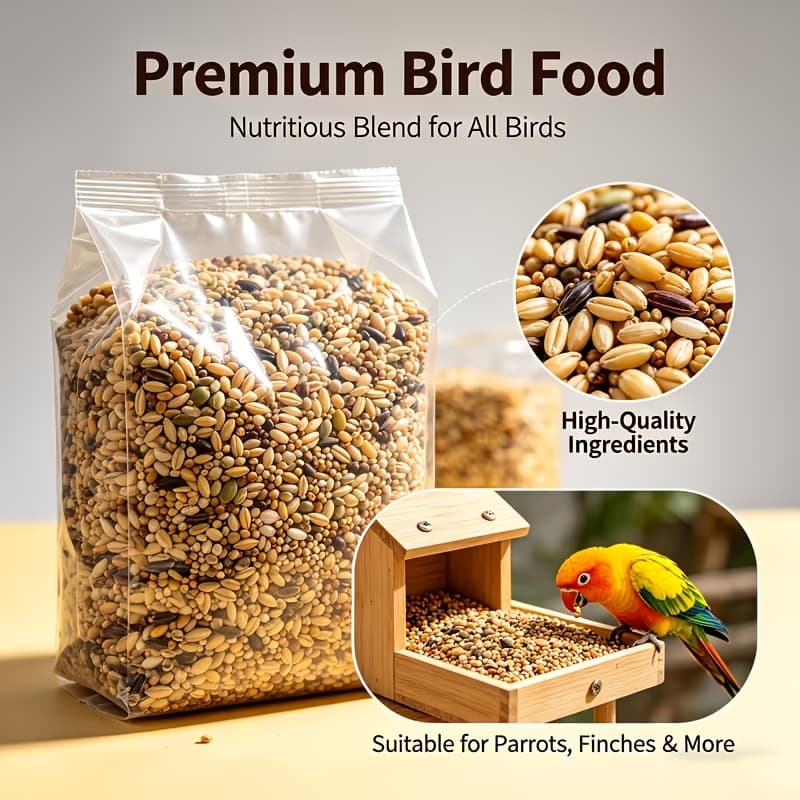 TEMU Feed Blend With Daily Nutrition And Seed Formula, Attracting , And Small