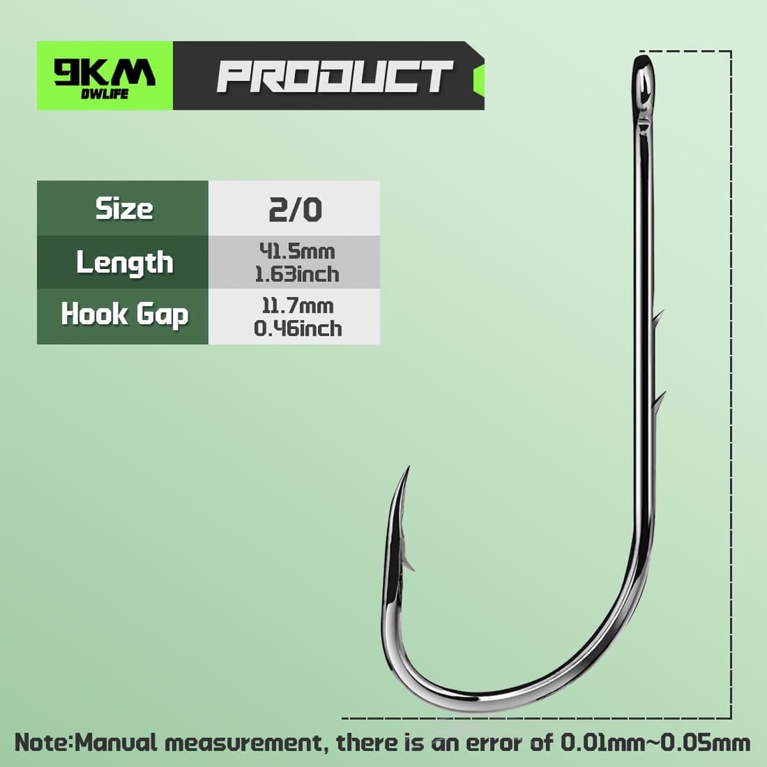 TEMU 100pcs Baitholder Fishing Hooks, Long Shank Fishing Hooks Barbed Beak Bait Hooks With 2 Barbs Steel Offset Jig Fishing Hooks