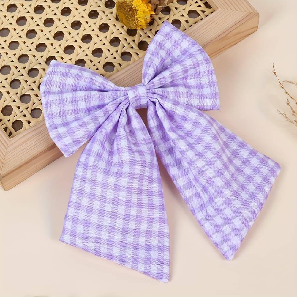 TEMU Bow Hair Clip For Girls - Versatile & Cute Accessory For Casual Attire