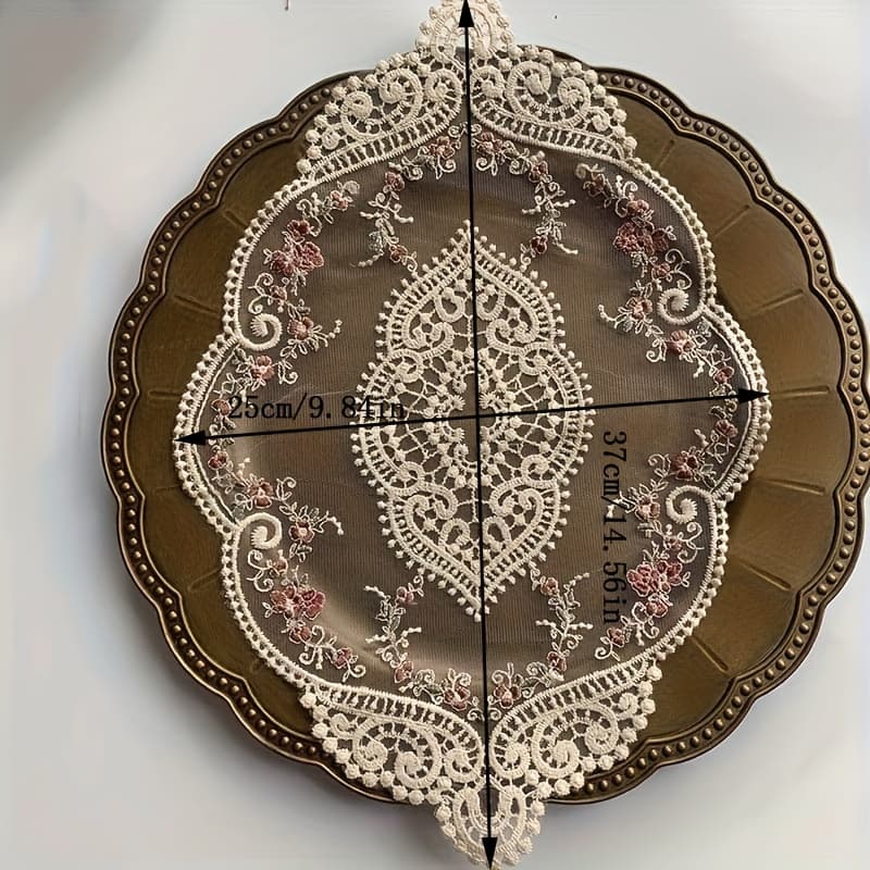 TEMU A Vintage Lace Placemat For Home Decor