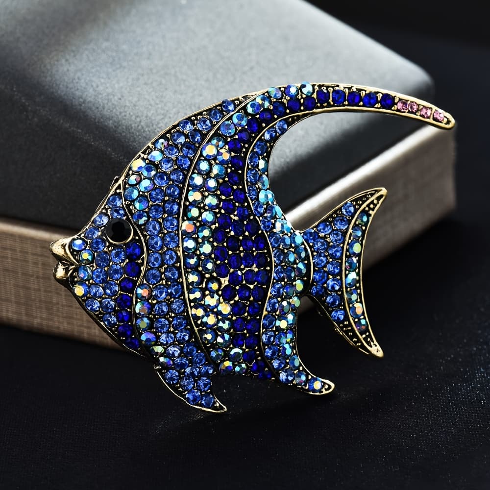 TEMU Esshpule Luxury Women' & Men' Brooch Pin - Sparkling Collar Pin Suitable For Parties, Weddings, Banquets, Daily Wear - Elegant Accessory With Flower Badge