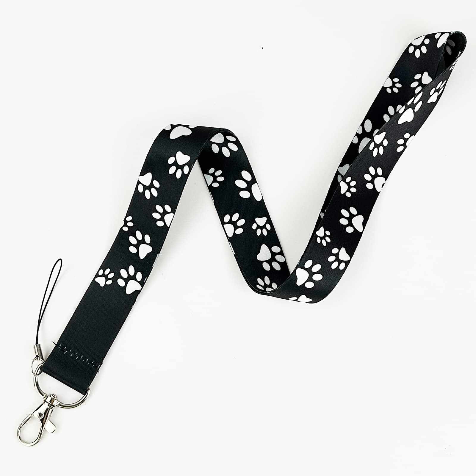 TEMU 2d Dog Paw Print Lanyard For Keys, , Whistle, Cool Id Holder, Phone Necklace – Perfect Gift