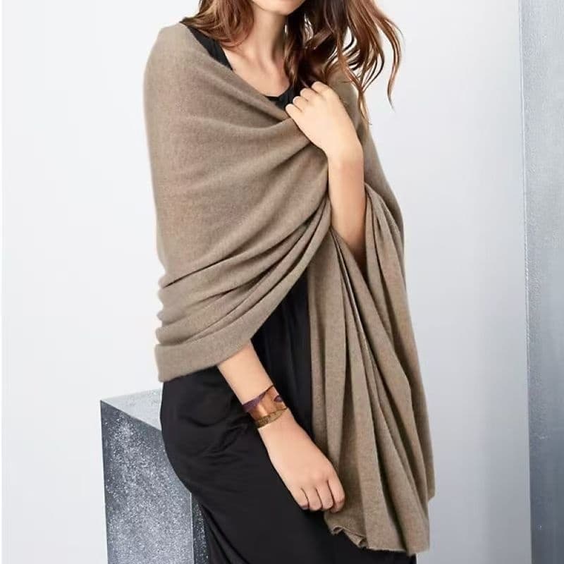 TEMU 1pc Of Winter And Autumn Wool Unisex Scarf, Same Size, Red Multifunctional Shawl And Neck Warmer For Year