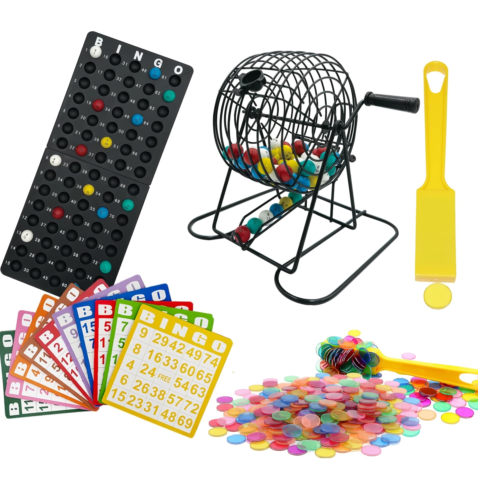 TEMU Party Games Suitable For Large Groups: Board Game With Metal Cage, Rods, Rounds, , Colored Balls & Cards | App- For | Ideal For Christmas, For, Easter Party Supplies For Adults &