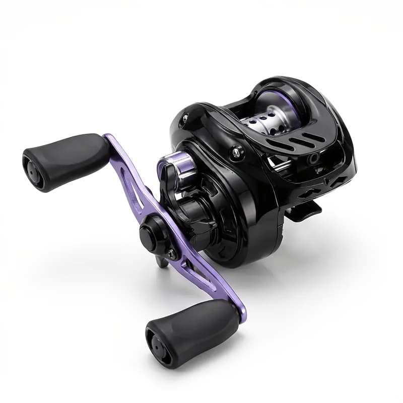 TEMU Baitcasting Reel, 7.2:1 Gear Ratio, 5+1 Bb Bearings, 8kg Max Drag, Freshwater & Saltwater Fishing
