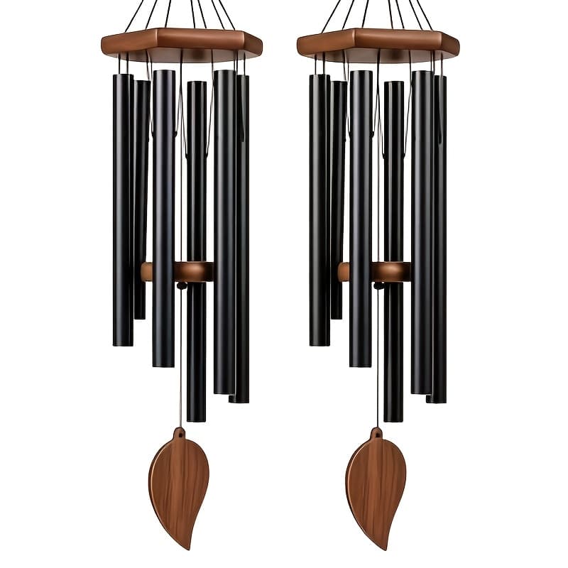 TEMU 2pcs Dark Wind Chimes, Outdoor Garden Decoration, Outdoor Decoration