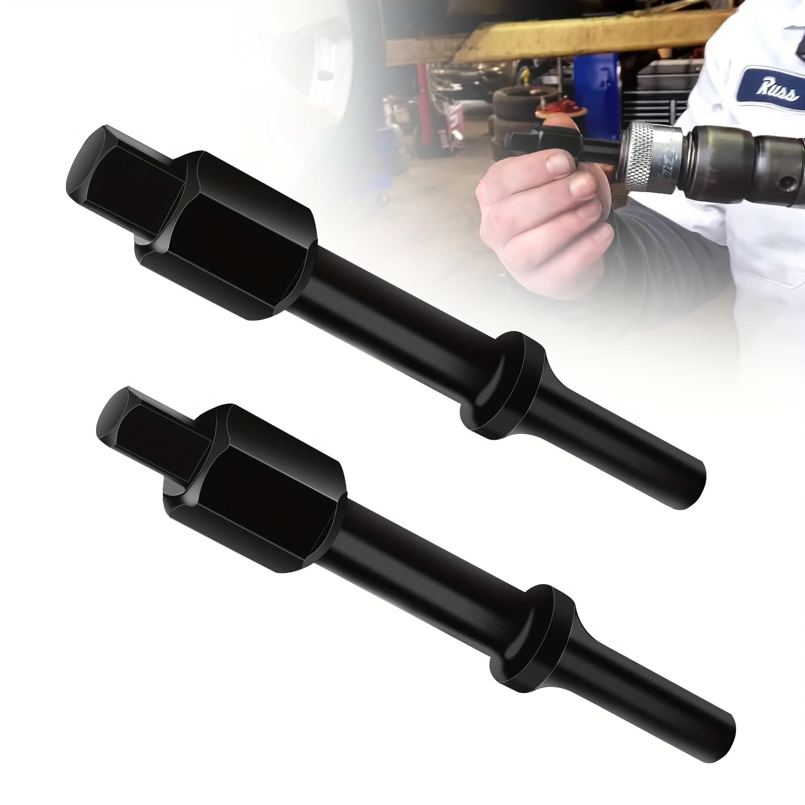 TEMU 2pcs Pneumatic Breaker Set, 3/8" & 1/2" Drive For Removing Fasteners And Torx Bolts, Breaker Shake, Fastener Removal Tool