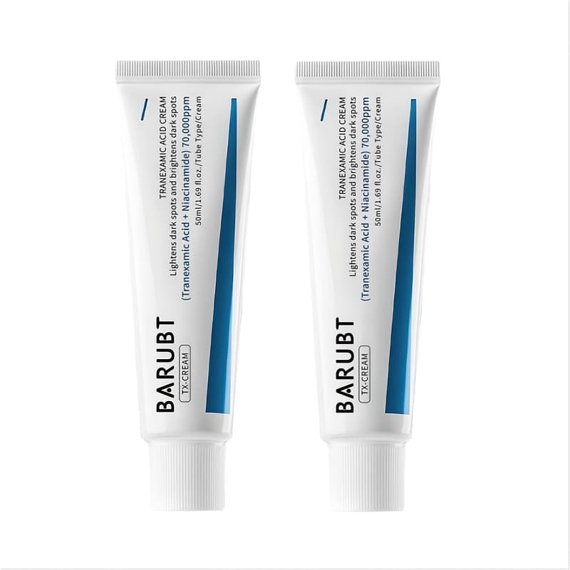 TEMU Tx Tranexamic Acid Cream 1.7 Fl Oz (50 Ml) | Brightens Skin Tone, Nourishes The Skin, Skin , Signs Of Aging, Contains Tranexamic Acid And Niacinamide. Korean Skincare Product (2pcs)