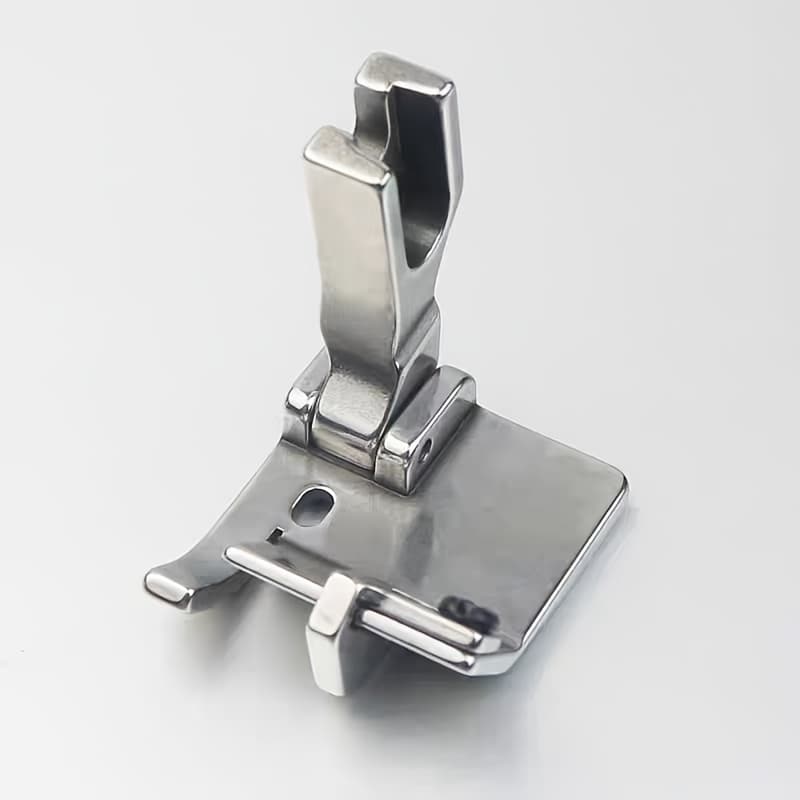 TEMU 1pc T9 Universal For Sewing Machine, Shirt Curtain Roll Edge Folding Hemming Tool, Multi-use Adjustable Presser Foot With Full Steel Construction