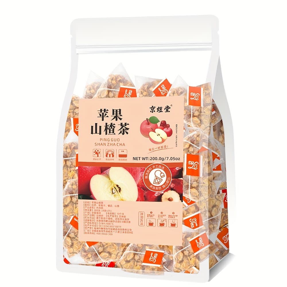TEMU 200g Hawthorn Herbal Tea - 30+ Tea Bags - Refreshing Natural Fruit Drink