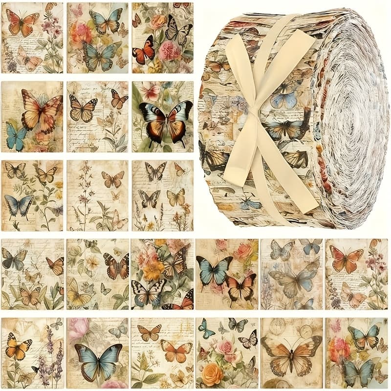 TEMU 40pcs 6.5 X 50 Cm (2.55 X 19.7 Inches) Vintage Series Theme, Articulated Fabric Set, Craft Material, Set With Different Patterns, Hobbyist Pre-cut Handmade Doll Clothing And Sewing Supplies