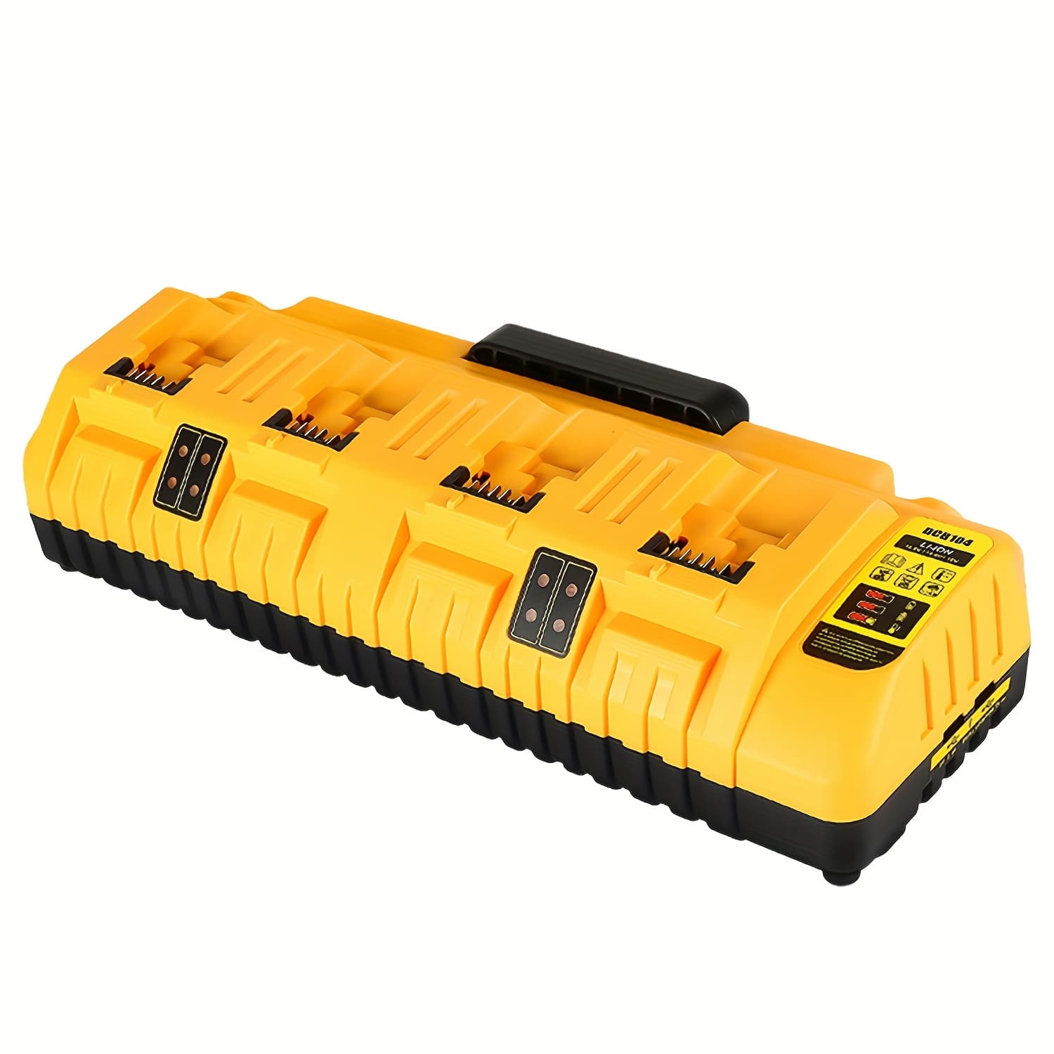 TEMU 4-port Replacement Rapid Charger For Charger Dcb112, Dcb104 With 2 Usb Ports, Compatible With For 12v/20v Dcb127 Dcb200 - Battery Charger, Charging Station For , Workshop, Home, And Outdoor Work
