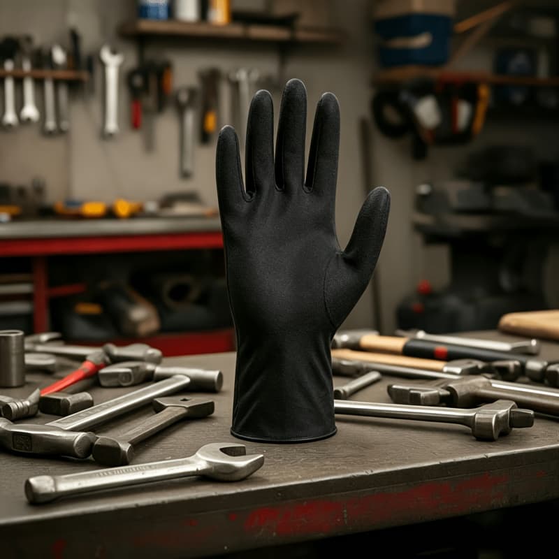 TEMU Heavy Duty , Disposable Mechanical Gloves, Textured Fingertips, Free, Industrial Work Gloves. Suitable For Automotive Repair And Industrial Use, Cleaning. Protective Gloves To Protect Hands