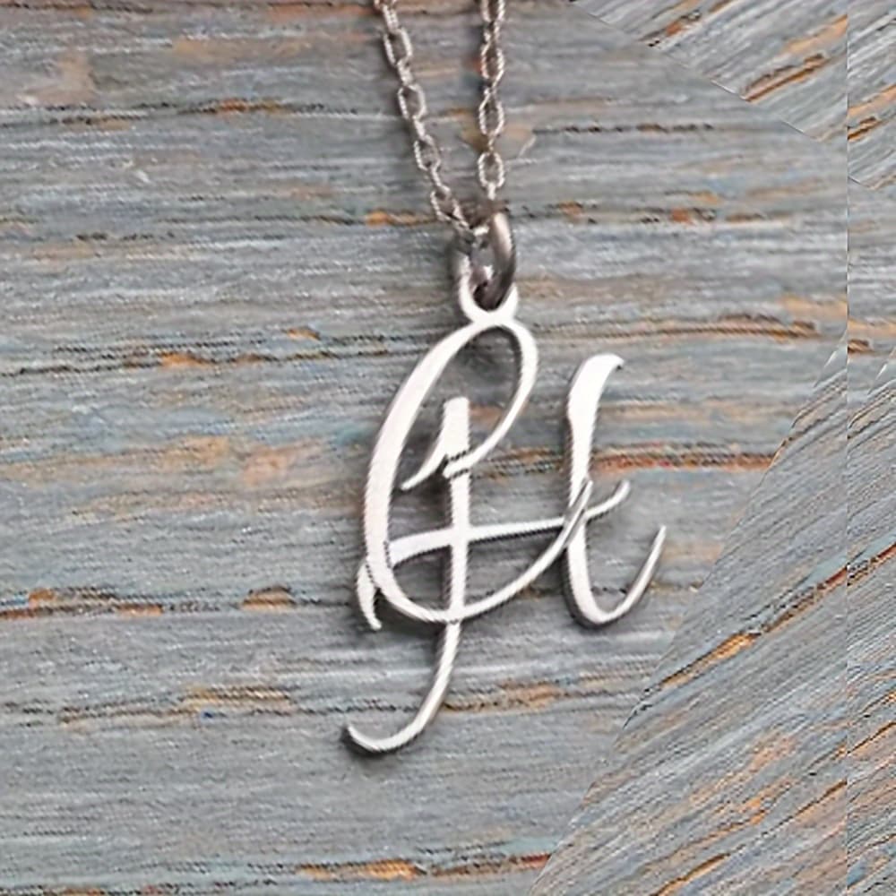 TEMU Customized Personalized Name Alphabet Necklace Simple And Unique Women's Necklace Jewelry Girlfriend Mom Customized Necklace Jewelry