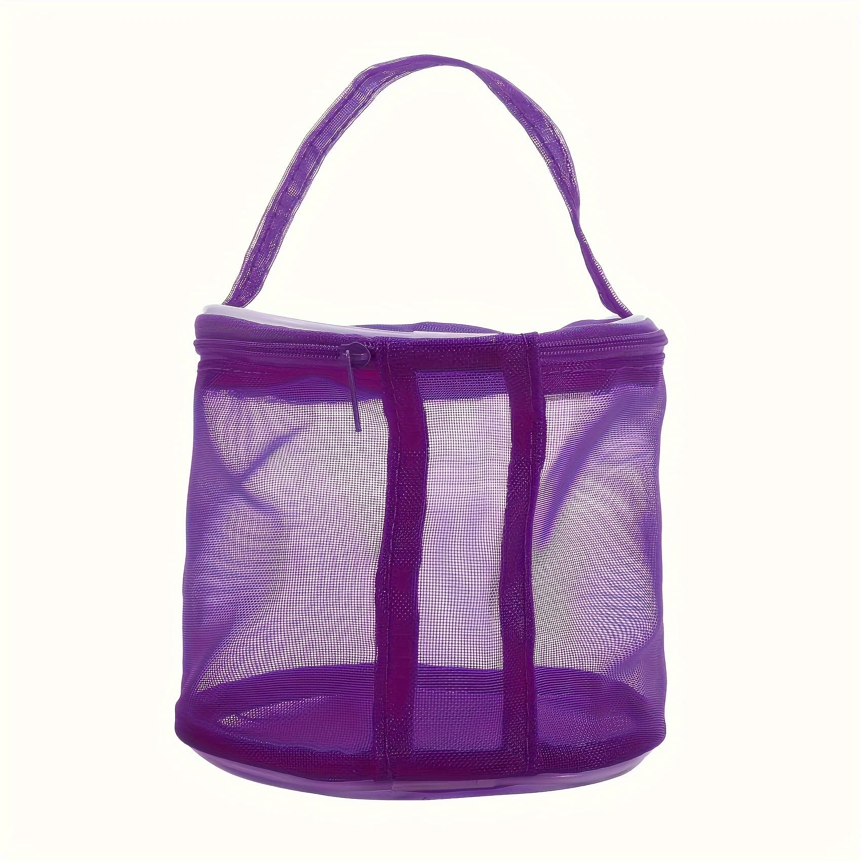 TEMU Diy Hand Knitting Tool Storage Bag, Mesh Knitted Storage Pouch, Single Pack, Yarn Storage
