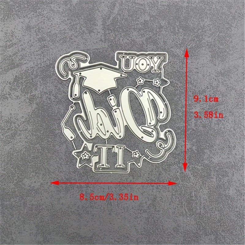 TEMU Happy Graduate Metal Cutting Die Template For Decoration And Embossing Craft Template