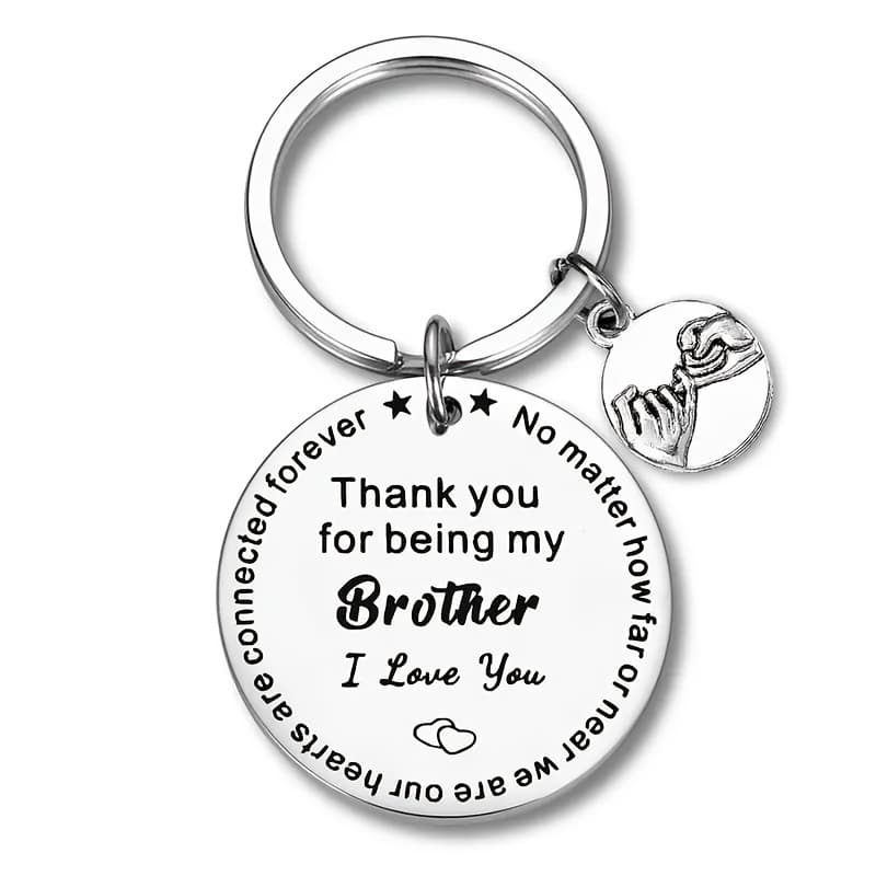 TEMU You For " Steel Keychain - , For Men
