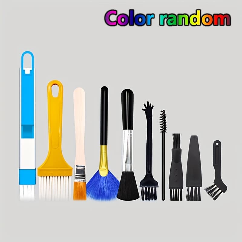 TEMU Keyboard Cleaning Brush Set For Laptop Keyboard Dust Soft Brushes Tools The Color Of The Product Is Random