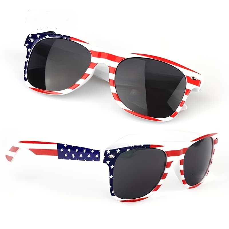 TEMU Of Men's And Women's Patriotic American Day Flag Glasses, Perfect For Parties, , And Celebrations