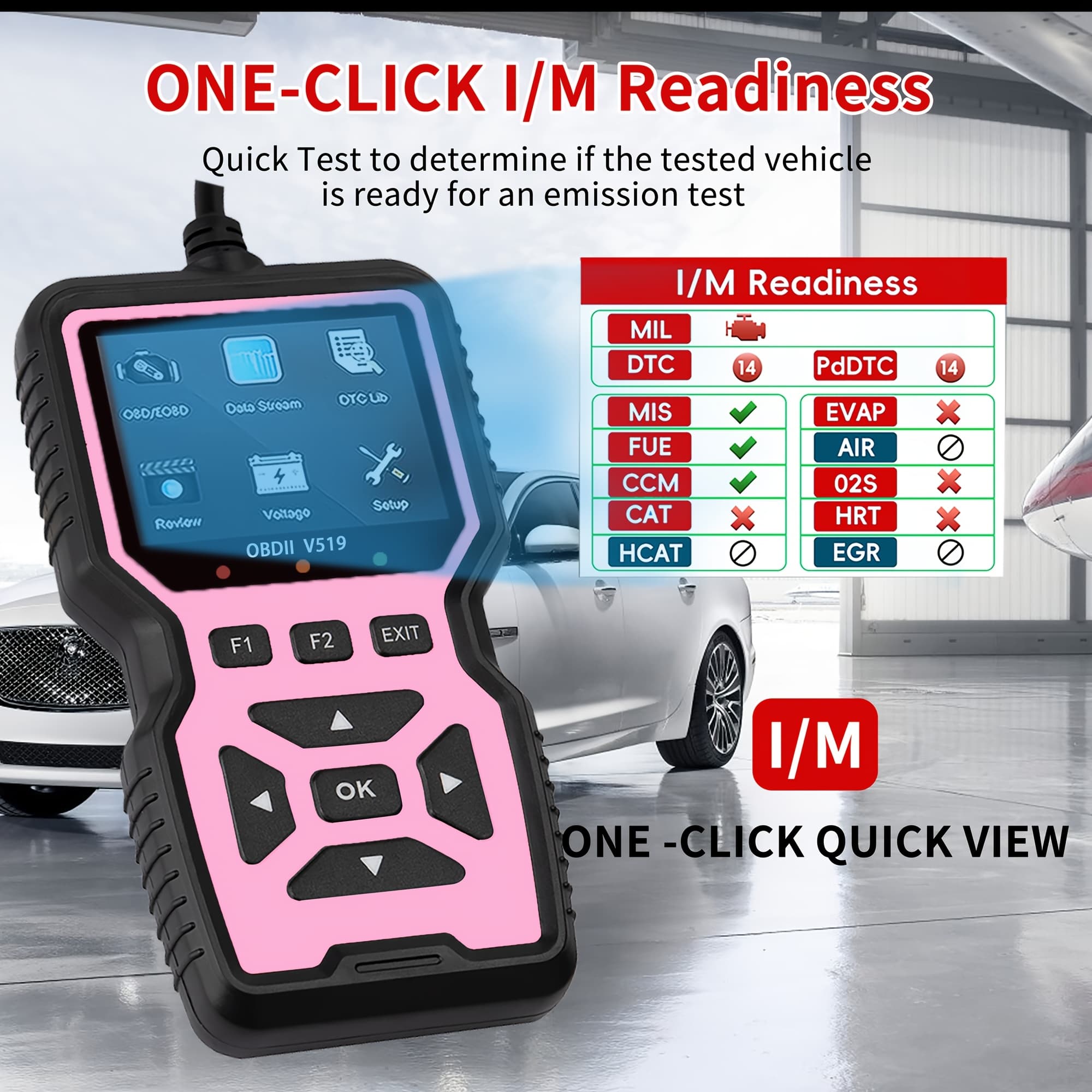 TEMU Scanner, Read And Clear Trouble Codes, Check Engine Light, Full-function Auto Diagnostic Tool For Most 1996 And Later Gasoline Vehicles
