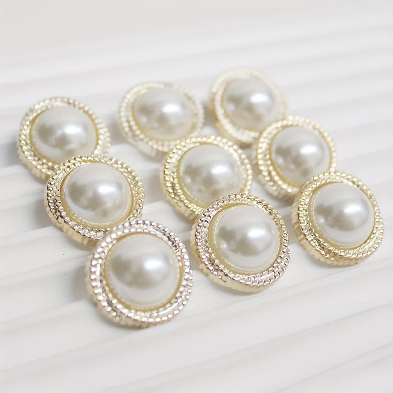 TEMU 10pcs/pack Tooth-edge Round Plastic Buttons Coat Trench Coat Sweater Buttons Women's Outerwear Knitwear Decorative Buttons