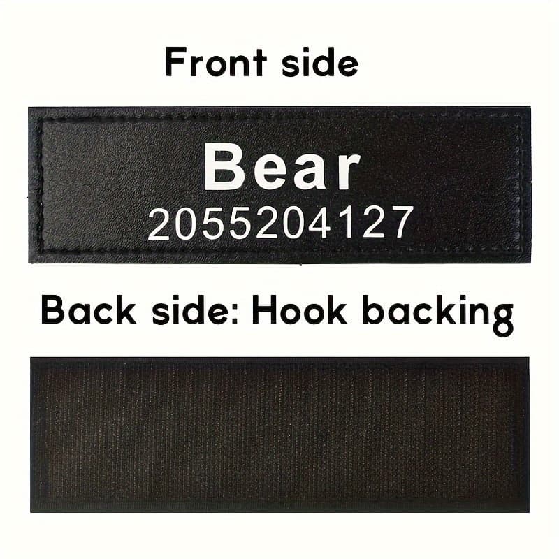 TEMU Custom Patch 2 Pieces Dog Vest Patches Personalized Removable Tactical Patches For Dog Harness Service Dog In Training And Dog Halter Patches With Hook And Loop