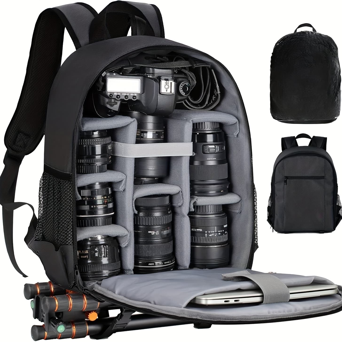 TEMU Zoerui Camera Storage Bag, Dslr/slr Mirrorless Camera Backpack, Video Drone Storage Bag With Laptop Compartment, Photography Backpack, Protective Case Suitable For , ,