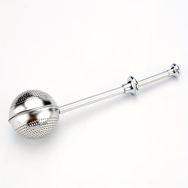 TEMU Tea Strainer With Handle, Flour Sifter, Portable Loose Tea Diffuser, Powder Shaker Sugar Sieve, Flour And Spice Dispenser For Bread Baking