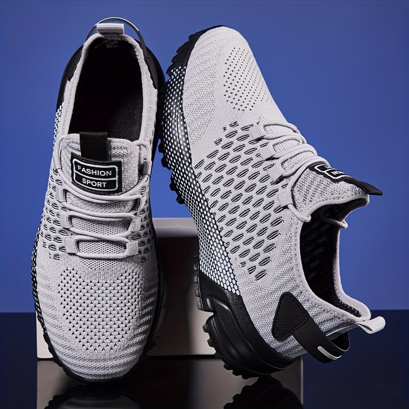 TEMU Men's Sports Running Shoes, Walking Shoes, Men's Running Tennis Casual Walking Shoes, Fashionable Sports Fitness Shoes, Men's Breathable, Lightweight And Comfortable Shoes